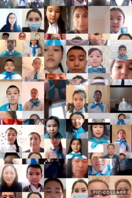 "Б.Қосынов атындағы орта мектеп" КММ "Жас Қыран", "Жас Ұланға" кабылдау рәсімі