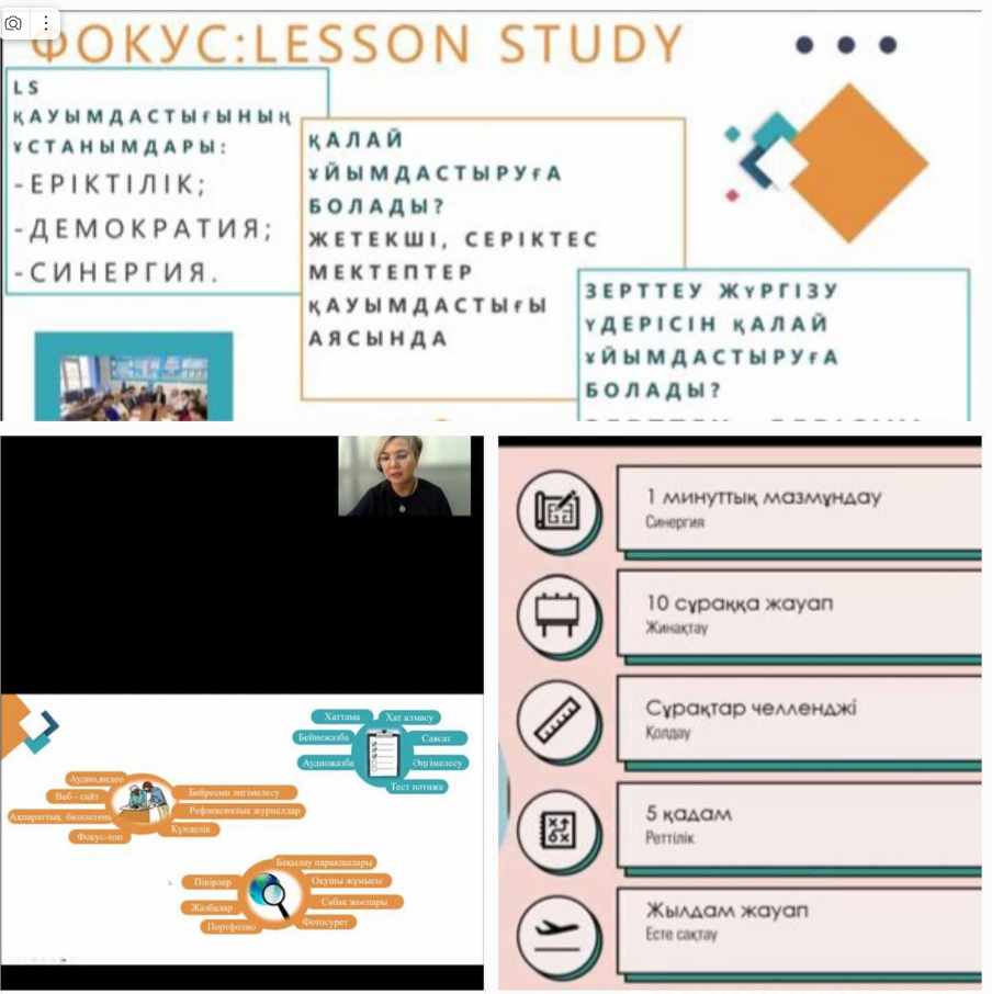 Сабақты зерттеу (Lesson Study): білім беру ұйымдарында іске асыру тәжірибесі» тақырыбындағы аймақтық практикалық конференциясы