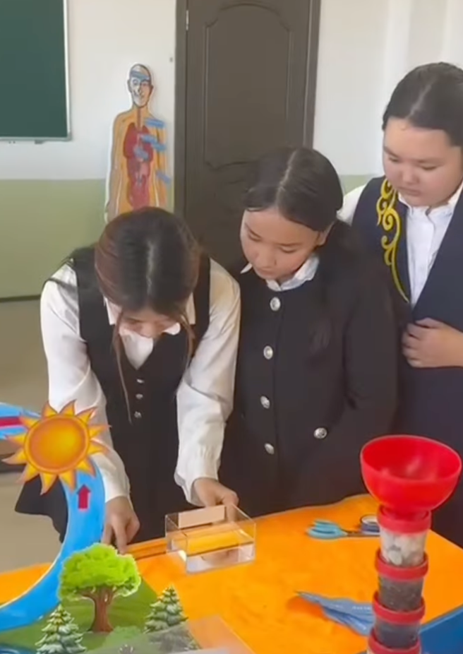 Б. Қосынов атындағы орта мектебі 7сыныптарға STEM технологиясы